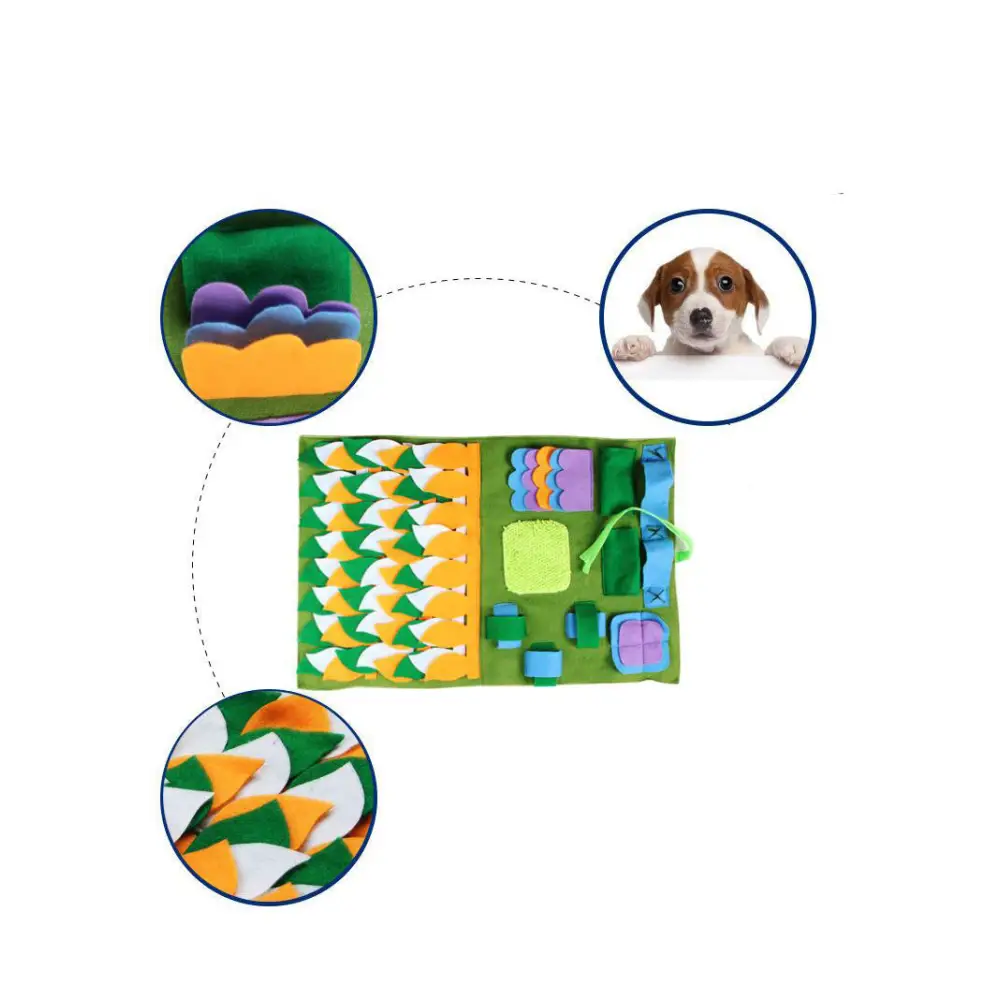 Čmuchací květinová elegantní podložka pro hledání pamlsků a zvýšení psí inteligence - PRO PEJSKA