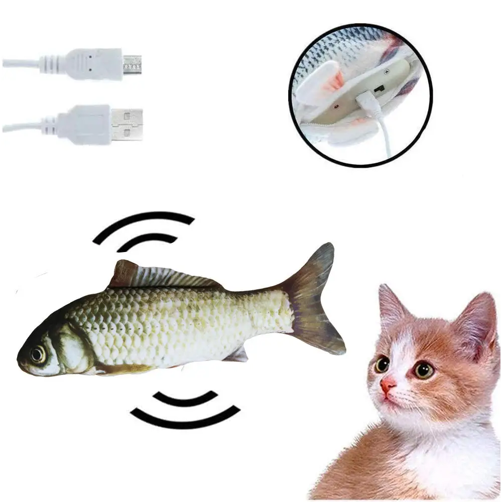 Elektrická rybička na šantu kočičí - PRO KOCKY