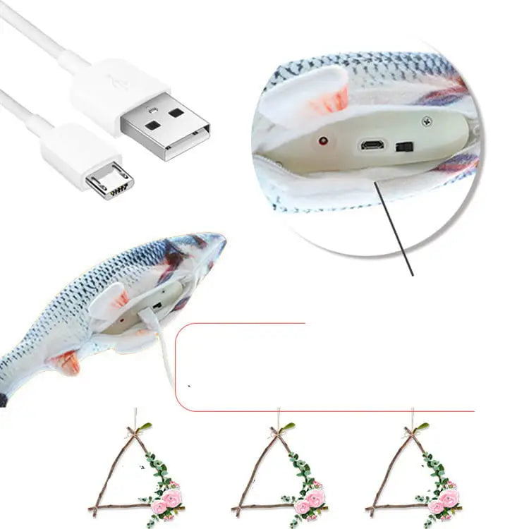 Elektrická rybička na šantu kočičí - PRO KOCKY