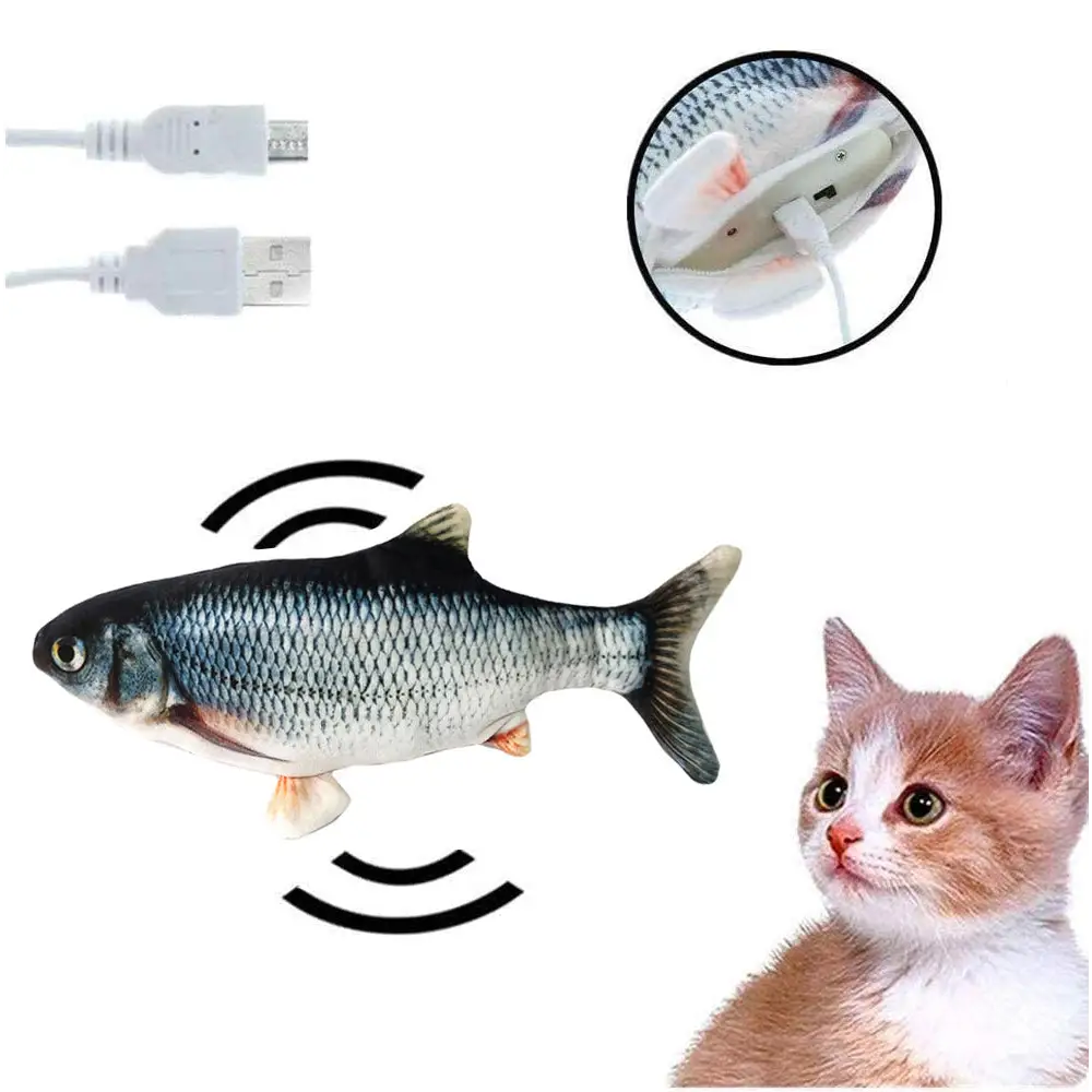 Elektrická rybička na šantu kočičí - PRO KOCKY