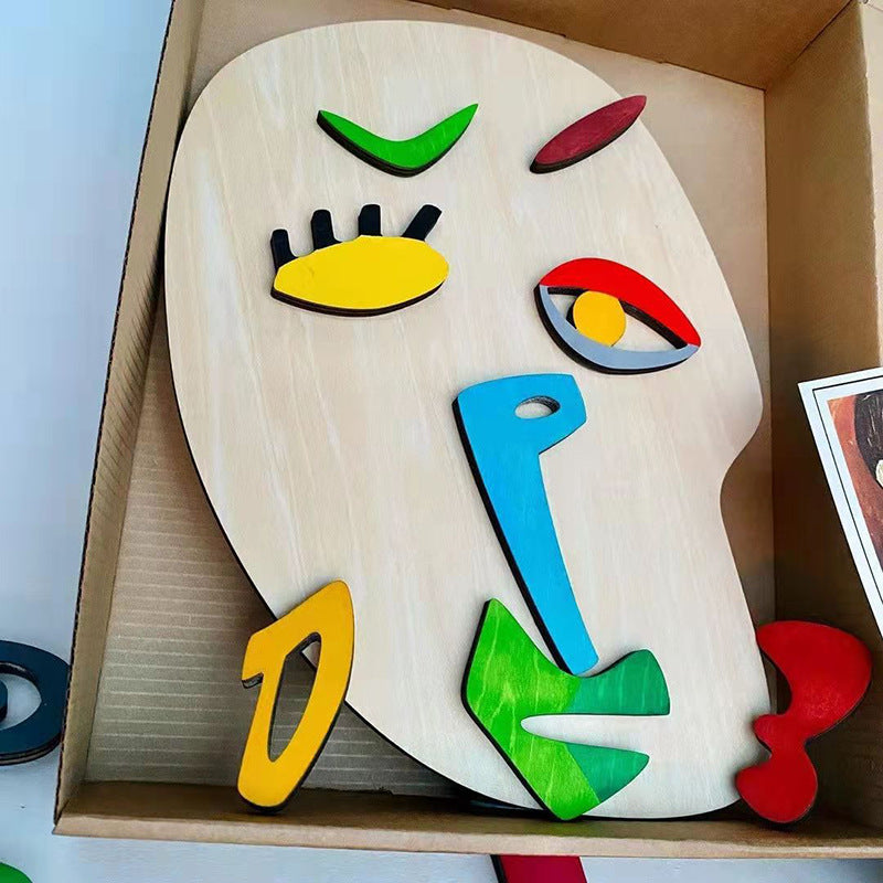 Montessori umělecké puzzle