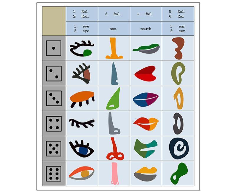 Montessori umělecké puzzle