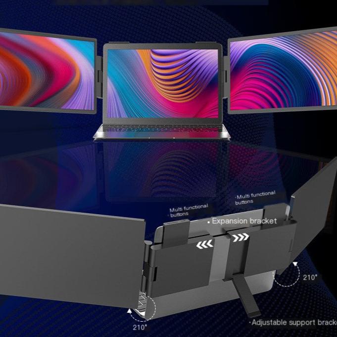 Dvojitý přenosný monitor rozšiřující 14 palců