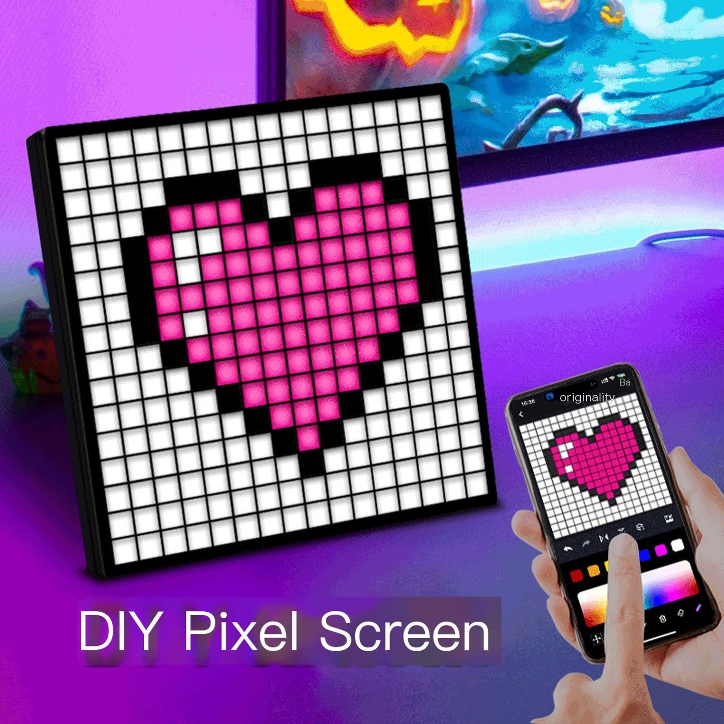 Pixel displej na stůl 16x16 palců