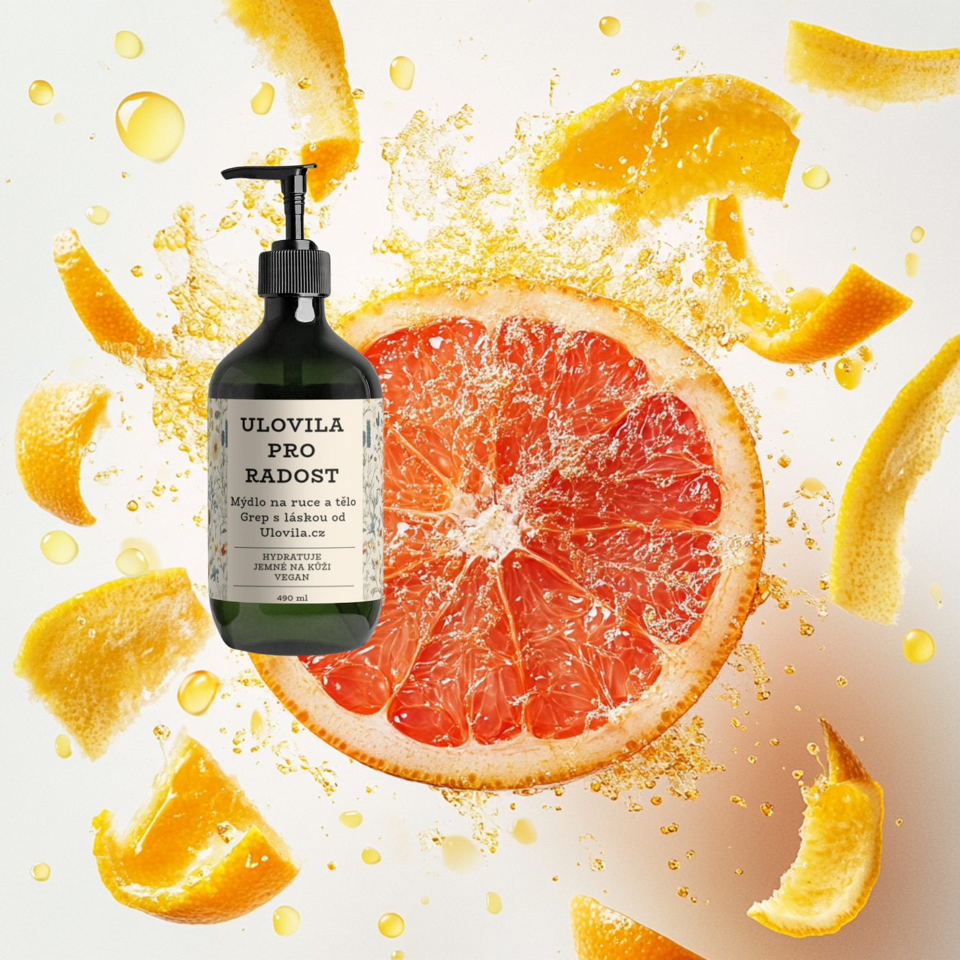 Ulovila pro radost Grep - NAŠE ORIGINÁLNÍ LIMITOVANÁ EDICE PŮL LITRU MÝDLA