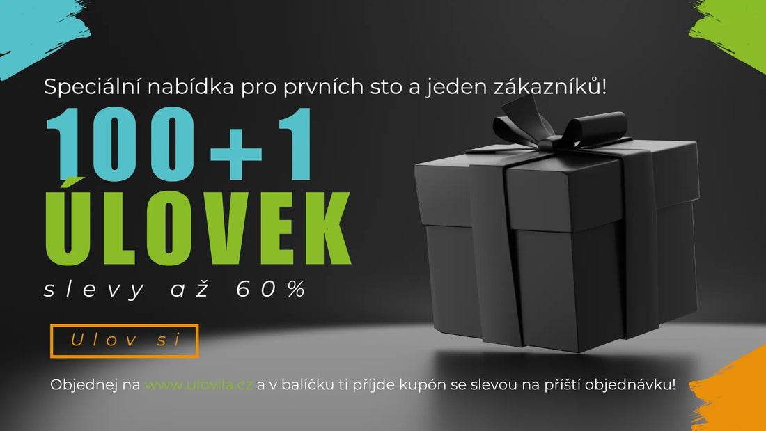 Sleva pro prvních 100 + 1 zákazníků Ulovila.cz!