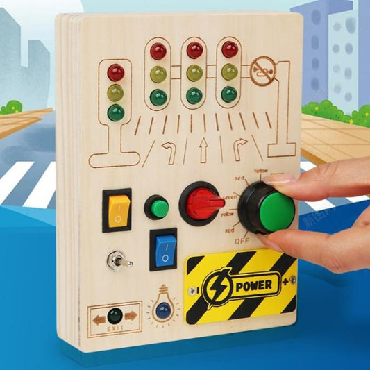 Montessori hrací panel semafor