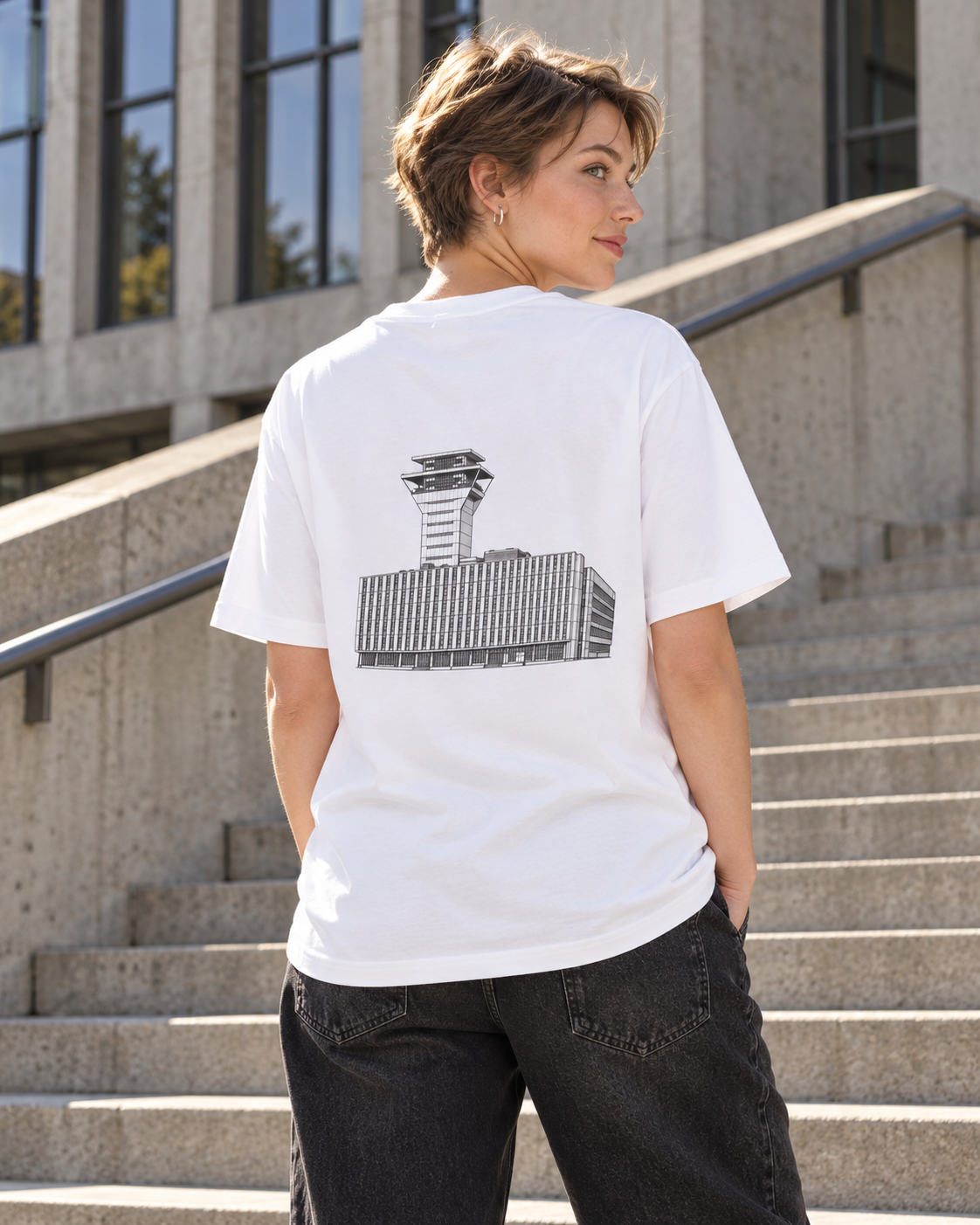 ÚTB ŽIŽKOV / FRANTIŠEK CUBR t-shirt pro milovníky české architektury