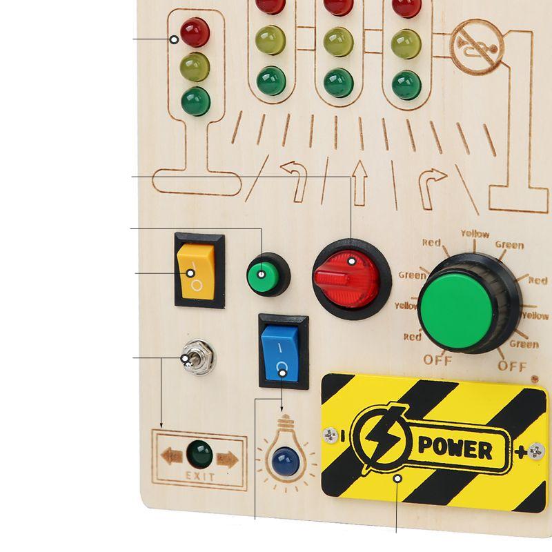 Montessori hrací panel semafor