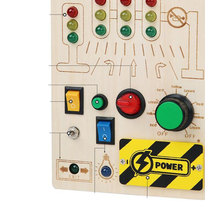 Montessori hrací panel semafor