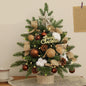 Bílý Vánoční stromek ozdobený - bílý, přírodní, prostý styl, velikosti 30cm, 45cm, 60cm