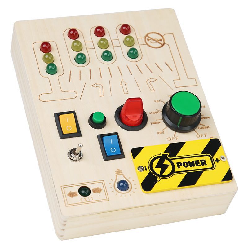 Montessori hrací panel semafor