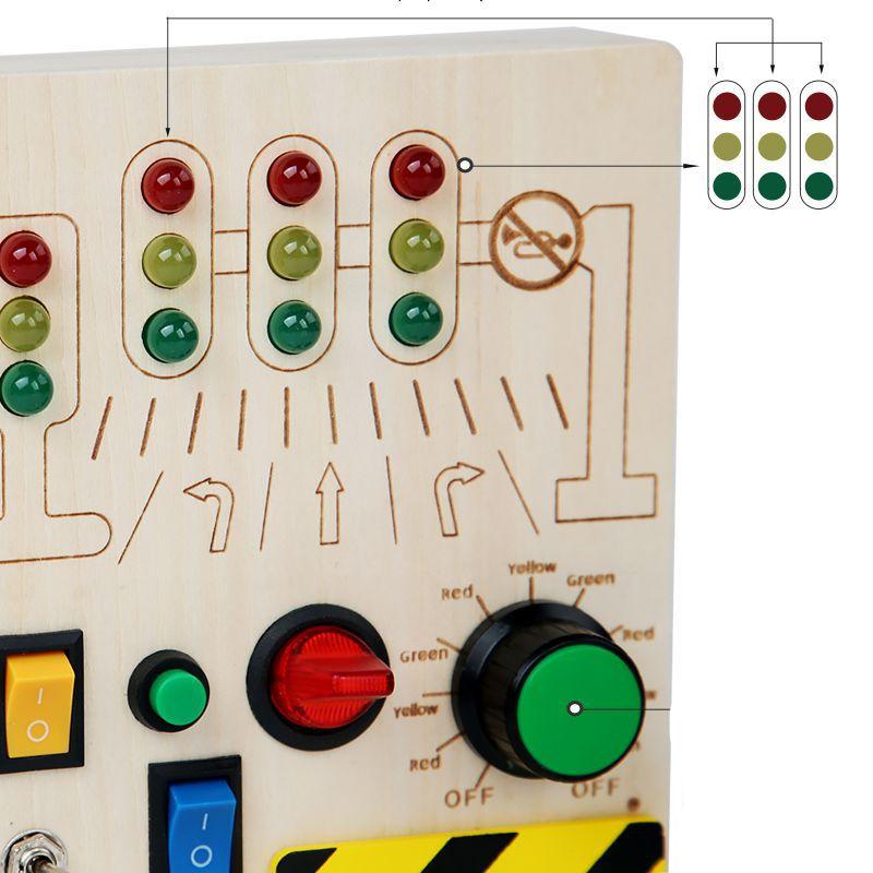 Montessori hrací panel semafor