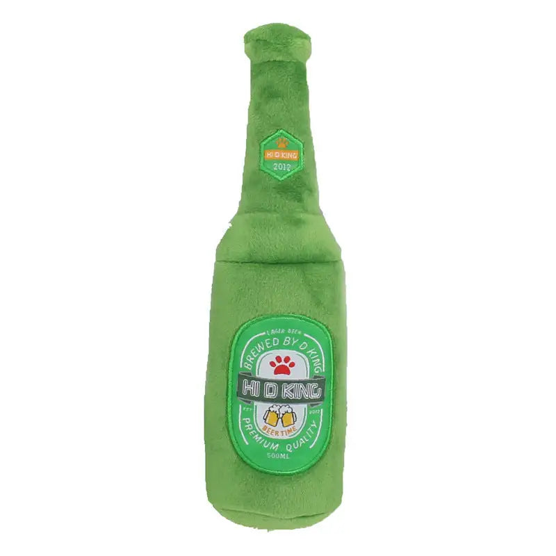 Psí plyšový alkohol - Láhev piva - PRO PEJSKA