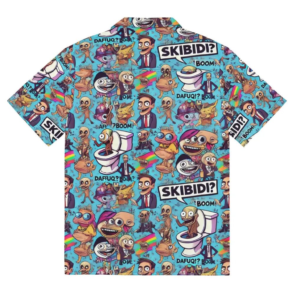 Skibidi Modrá Košile - PRO ŠKOLU