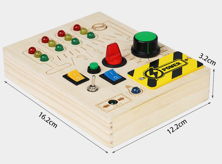 Montessori hrací panel semafor