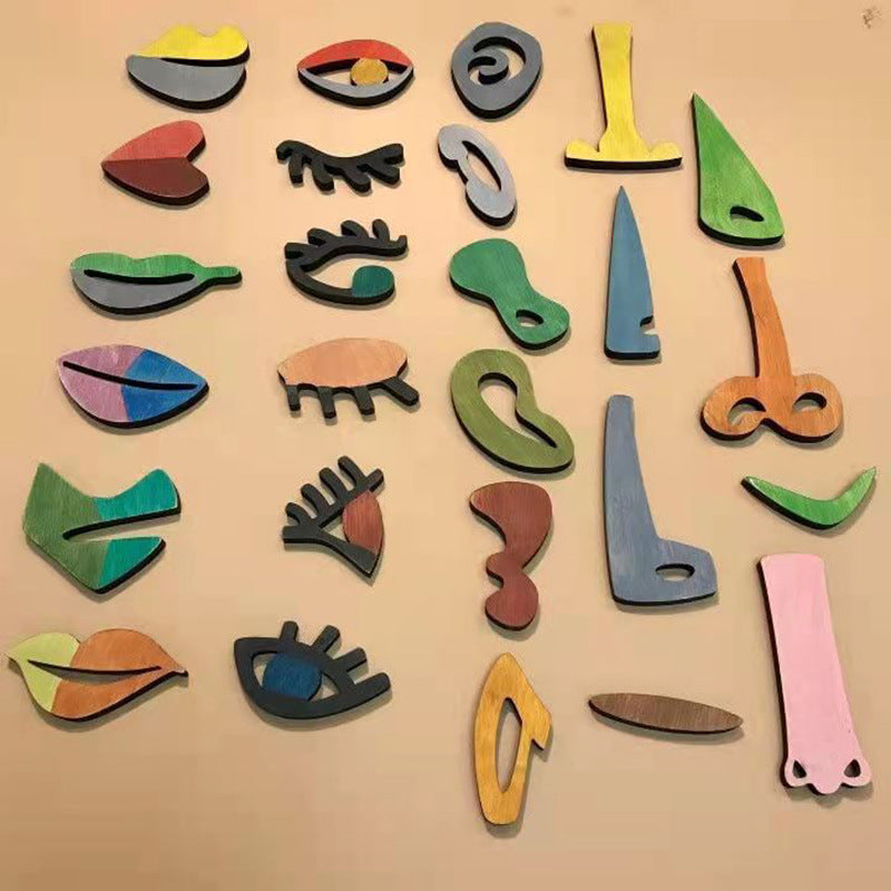 Montessori umělecké puzzle
