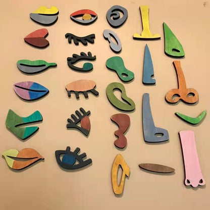 Montessori umělecké puzzle