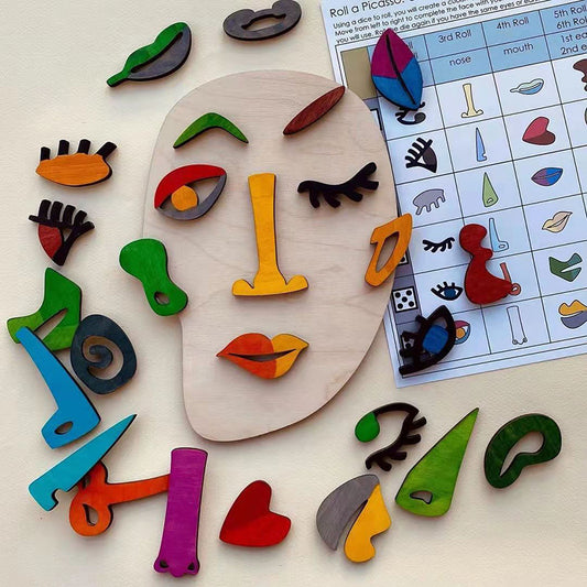 Montessori umělecké puzzle